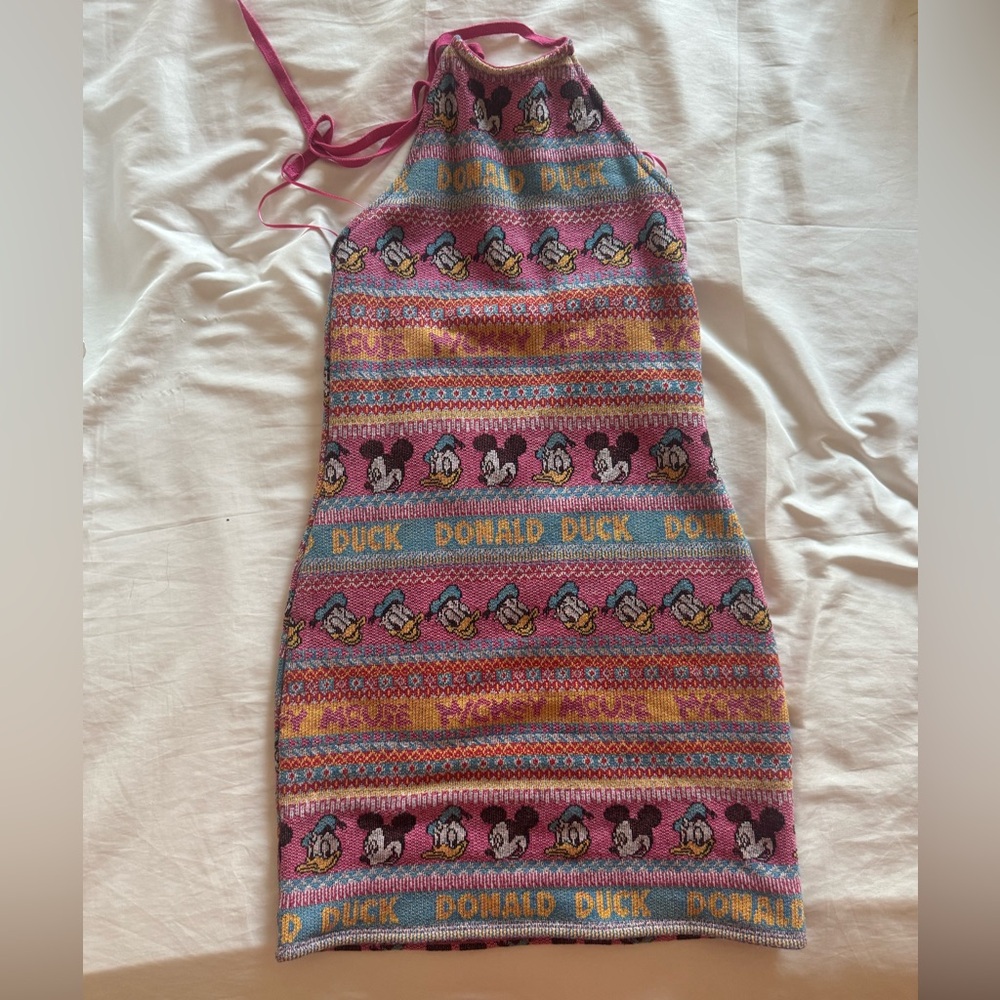 Disney Zara Mickey and Donald knit dress